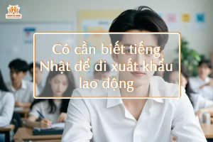 Có cần biết tiếng Nhật để đi xuất khẩu lao động