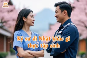 Kỹ sư đi Nhật khác gì thực tập sinh