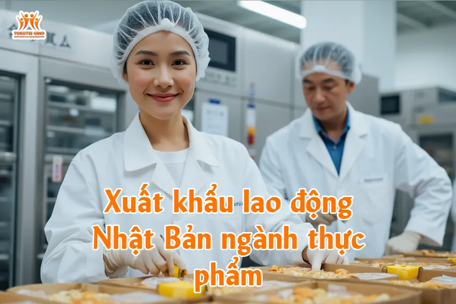 Xuất khẩu lao động Nhật Bản ngành thực phẩm