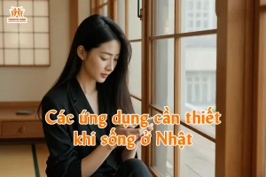 Các ứng dụng cần thiết khi sống ở Nhật