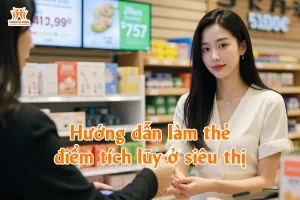 Hướng dẫn làm thẻ điểm tích lũy ở siêu thị