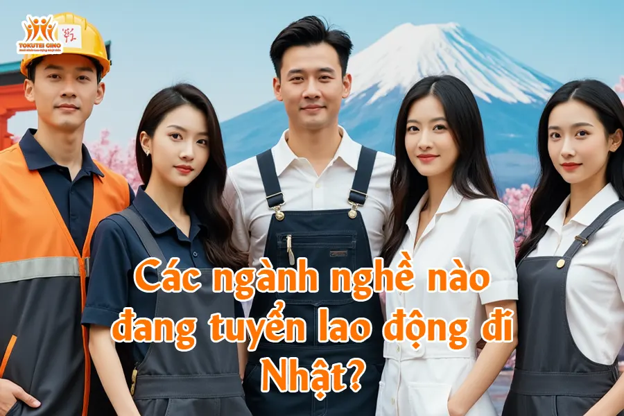 Các ngành nghề nào đang tuyển lao động đi Nhật