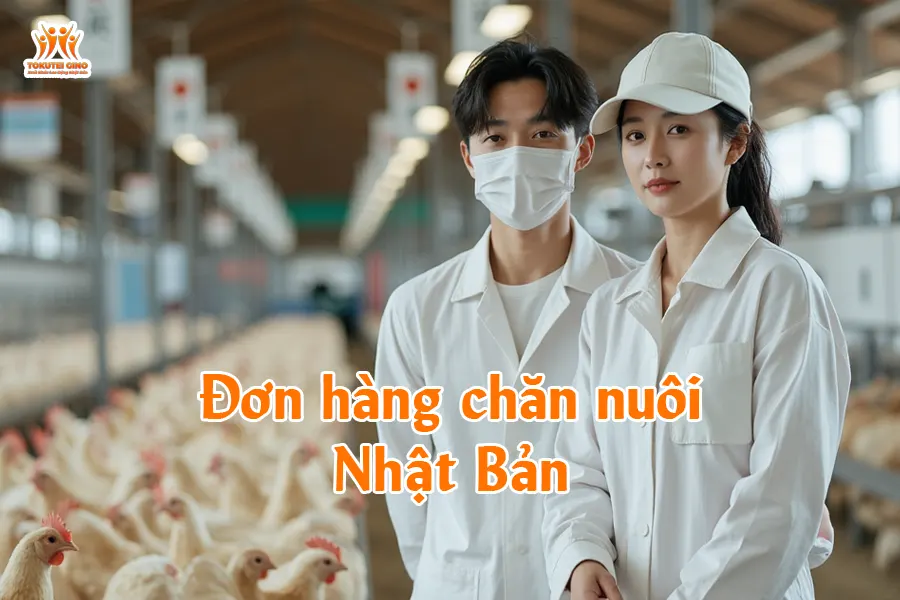 Đơn hàng chăn nuôi Nhật Bản