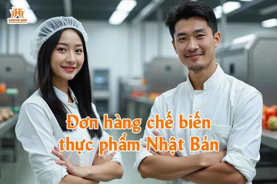 Đơn hàng chế biến thực phẩm Nhật Bản