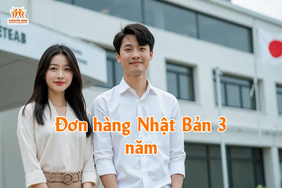 Đơn hàng Nhật Bản 3 năm