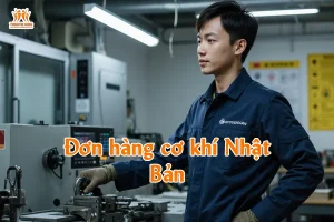 Đơn hàng cơ khí Nhật Bản
