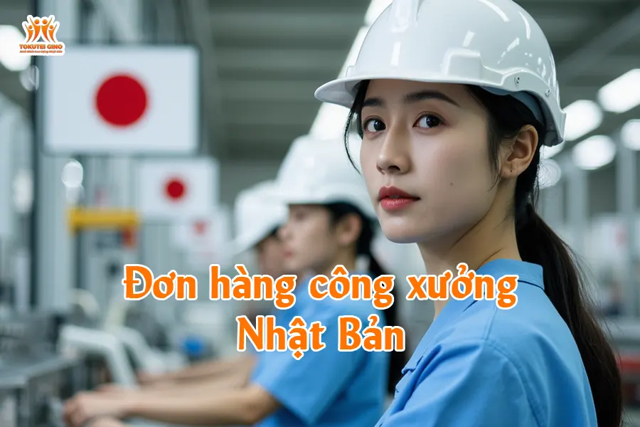 Đơn hàng công xưởng Nhật Bản