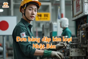 Đơn hàng dập kim loại Nhật Bản