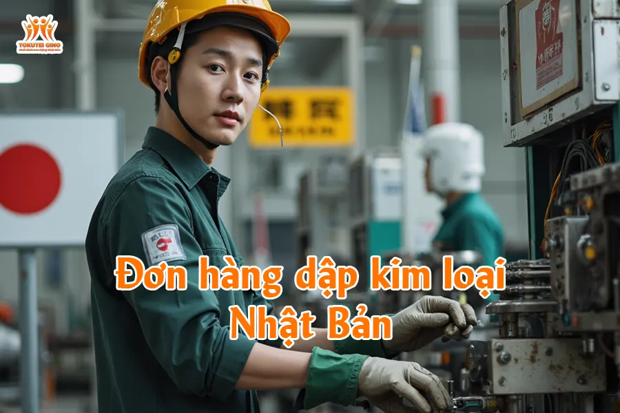 Đơn hàng dập kim loại Nhật Bản
