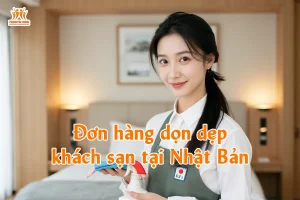 Đơn hàng dọn dẹp khách sạn tại Nhật Bản