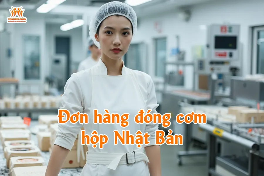 Đơn hàng đóng cơm hộp Nhật Bản
