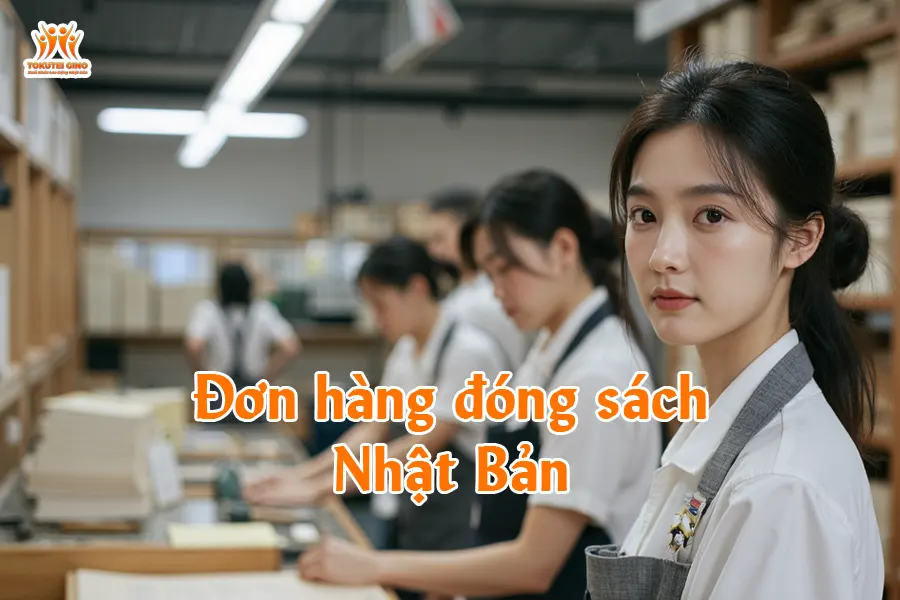 Đơn hàng đóng sách Nhật Bản