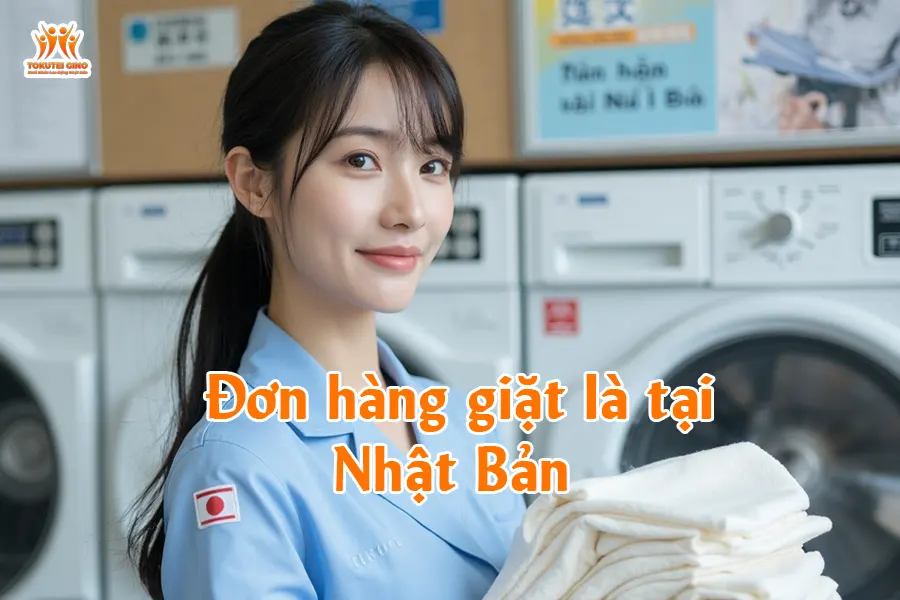  Đơn hàng giặt là tại Nhật Bản
