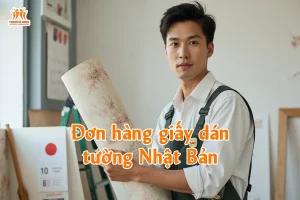 Đơn hàng giấy dán tường Nhật Bản