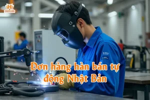 Đơn hàng hàn bán tự động Nhật Bản