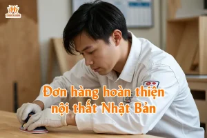 Đơn hàng hoàn thiện nội thất Nhật Bản