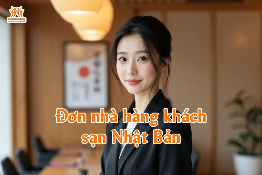 Đơn nhà hàng khách sạn Nhật Bản