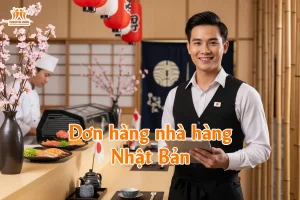Đơn hàng nhà hàng Nhật Bản