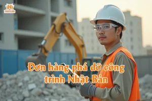 Đơn hàng phá dỡ công trình Nhật Bản
