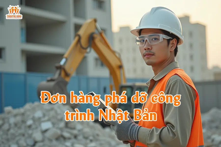 Đơn hàng phá dỡ công trình Nhật Bản