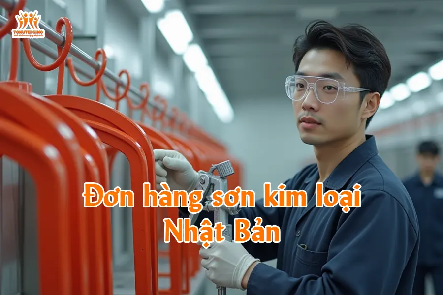 Đơn hàng sơn kim loại Nhật Bản