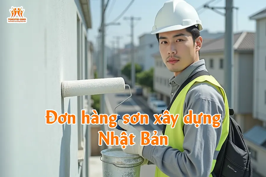 Đơn hàng sơn xây dựng Nhật Bản