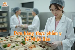 Đơn hàng thực phẩm y tế Nhật Bản