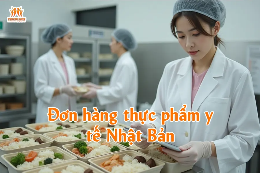 Đơn hàng thực phẩm y tế Nhật Bản