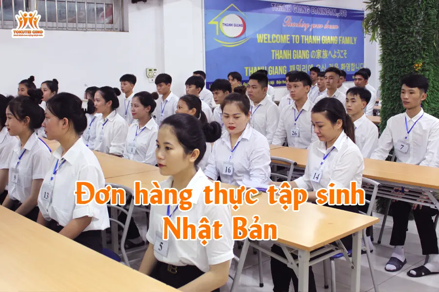 Đơn hàng thực tập sinh Nhật Bản