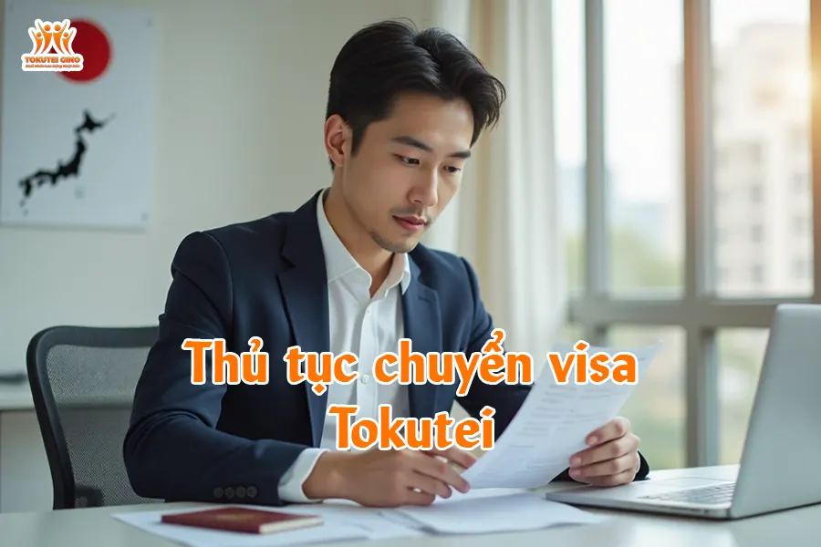 Thủ tục chuyển visa Tokutei