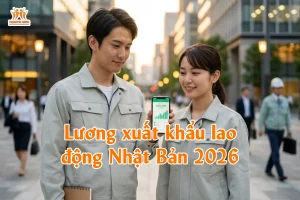 Lương xuất khẩu lao động Nhật Bản 2026