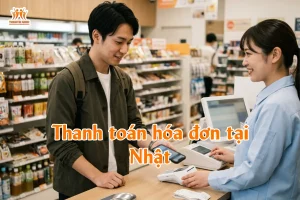 Thanh toán hóa đơn tại Nhật