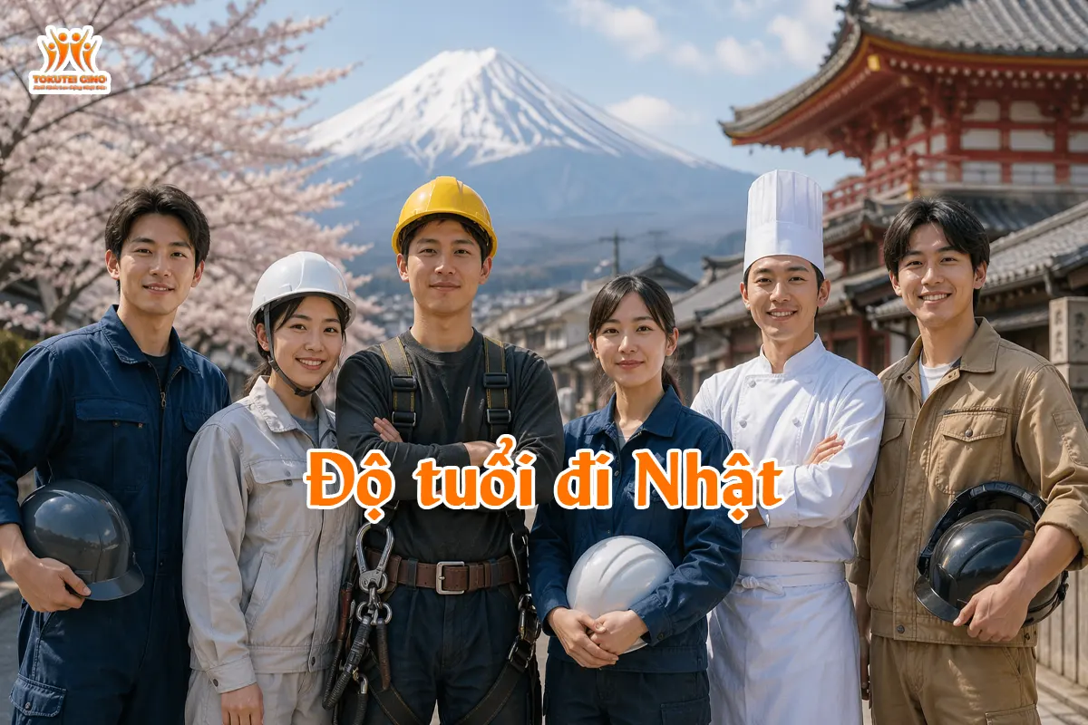 Độ tuổi đi Nhật