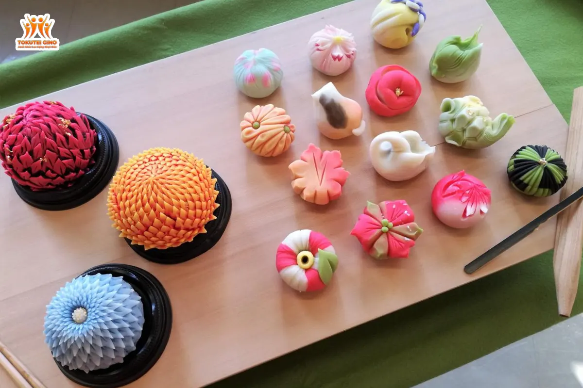 Cac loai wagashi