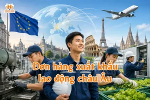 Đơn hàng xuất khẩu lao động châu Âu