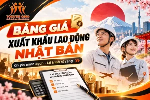 Bảng giá xuất khẩu lao động Nhật Bản